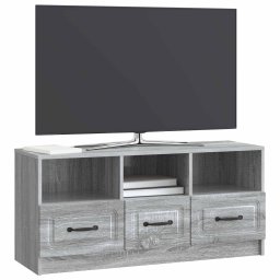 vidaXL TV-kast met lade Grijs sonoma 102 x 34,5 x 47 cm Bewerkt hout