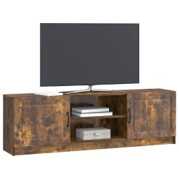 vidaXL TV-kast Gerookt eiken 150 x 31 x 47 cm Bewerkt hout