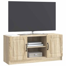 vidaXL TV-kast Sonoma Eiken 102 x 34,5 x 47 cm Bewerkt hout