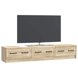 vidaXL TV-kast 147 x 34,5 x 27 cm Sonoma Eiken Bewerkt hout