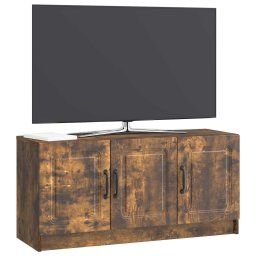 vidaXL TV-kast Gerookt eiken 99 x 34,5 x 47 cm Bewerkt hout