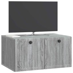 vidaXL Wandbeugel TV-kast Grijs sonoma 59,5 x 41 x 30 cm Bewerkt hout