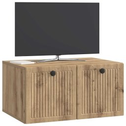 vidaXL Wandbeugel TV-kast 59,5 x 41 x 30 cm Artisanaal eiken