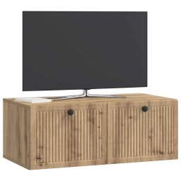 vidaXL Wandbeugel TV-kast 78,5 x 41 x 30 cm Artisanaal eiken