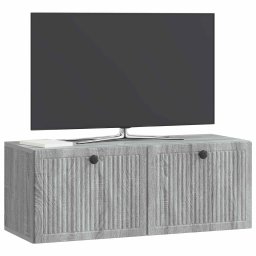 vidaXL Wandbeugel TV-kast Grijs sonoma 78,5 x 31 x 30 cm Bewerkt hout