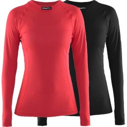 Craft - Maat XL - Active 2-Pack Tops Dames Thermoshirt - Black/Beam