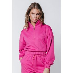 Colourful Rebel - XS - Litzy Dropped Shoulder Zipper Sweater
