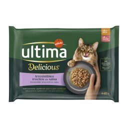 Ultima Delicious Adult Sterilised 48 x 85 g - Kip en Zalm