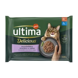 Ultima Delicious Adult Sterilised 48 x 85 g - Rund en Tonijn