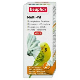 BEAPHAR MULTI-VIT PAPEGAAI EN GROTE PARKIETEN 50 ML