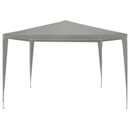 vidaXL Partytent Lichtgrijs 300 x 300 x 255 cm PE en staal