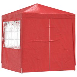 vidaXL Partytent 200 x 200 x 240 cm Rood PE en staal