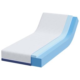 vidaXL Matras Wit en Blauw 70 x 200 cm Jacquard stof
