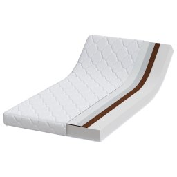 vidaXL Matras Wit 80 x 160 cm Jacquard stof
