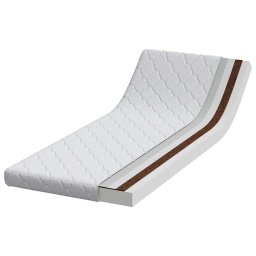 vidaXL Matras Wit 70 x 200 cm Jacquard stof