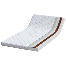vidaXL Matras Wit 90 x 190 cm Jacquard stof