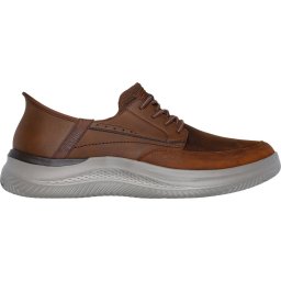 Skechers - maat 46 - Hasting - Rory Heren Instappers - Kastanjebruin