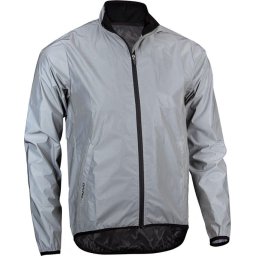 Avento Maat M Reflecterend Hardloopjack Heren - Zilver