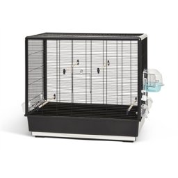 SAVIC VOGELKOOI PRIMO 60 KNOCK DOWN ZWART 80X50X70 CM