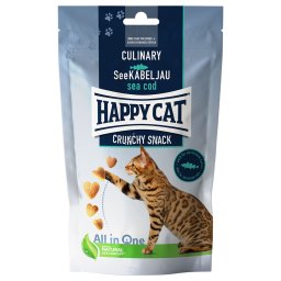 2x70g Happy Cat Culinary Crunchy Snack Kabeljauw Kattensnack