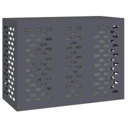 vidaXL Airconditioner hoes Antraciet 110 x 50 x 80 cm Staal