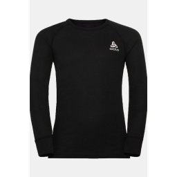 Odlo Bl Top Crew Neck L/S Active Warm Eco Kids Zwart