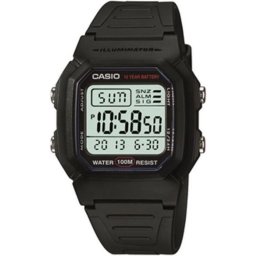 Casio Vintage Edgy W-800H-1AVES Herenhorloge 36,8 mm - Zwart