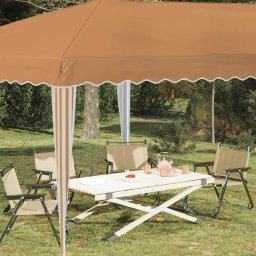 vidaXL Pop-up partytent 575 x 290 x 245 cm Beige