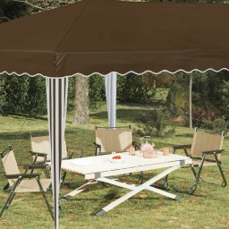 vidaXL Pop-up partytent 575 x 290 x 245 cm Taupe