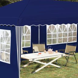 vidaXL Pop-up partytent 575 x 289 x 245 cm Blauw