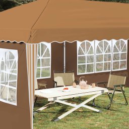 vidaXL Pop-up partytent 575 x 289 x 245 cm Beige