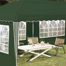 vidaXL Pop-up partytent 575 x 289 x 245 cm Groen