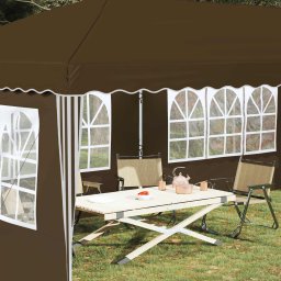 vidaXL Pop-up partytent 575 x 289 x 245 cm Taupe