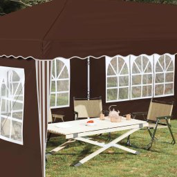 vidaXL Pop-up partytent 575 x 289 x 245 cm Bruin