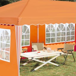 vidaXL Pop-up partytent 575 x 289 x 245 cm Oranje