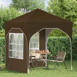 vidaXL Pop-up partytent 192 x 192 x 245 cm Taupe