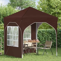 vidaXL Pop-up partytent 192 x 192 x 245 cm Bruin