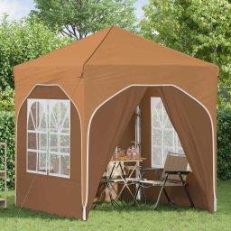 vidaXL Pop-up partytent 192 x 192 x 245 cm Beige