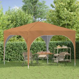 vidaXL Pop-up partytent 290 x 290 x 245 cm Beige