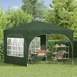 vidaXL Pop-up partytent 290 x 290 x 245 cm Groen