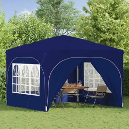 vidaXL Pop-up partytent 290 x 290 x 245 cm Blauw