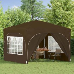 vidaXL Pop-up partytent 290 x 290 x 245 cm Taupe