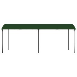 vidaXL Paviljoen 6 x 3 x 2,55 m Groen Gepoedercoat staal en stof