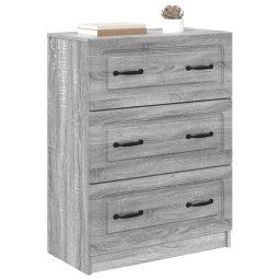 vidaXL Ladenkast Grijs sonoma 66 x 34,5 x 87 cm Bewerkt hout