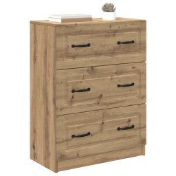 vidaXL Ladenkast 66 x 34,5 x 87 cm Bewerkt hout Artisanaal eiken