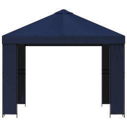 vidaXL Paviljoen 3 x 3 m Blauw Polyester en staal 190 gsm