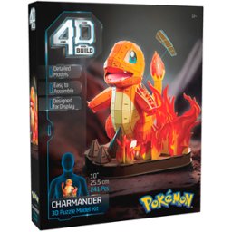 4D Build Pokemon - Charmander 3D Bouwpakket (241 stukjes)