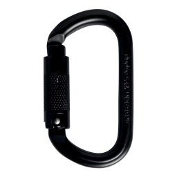 SINGING ROCK Steel Oval Triple Lock black - Karabiner