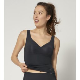 Sloggi - Maat S - sloggi ZERO Feel Bra Shirt EX - BLACK - Vrouwen