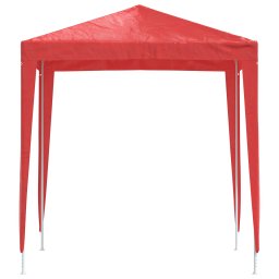 vidaXL Partytent 200 x 200 x 240 cm Rood PE en staal